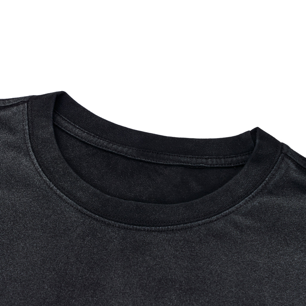 TRIØ7 URBAN – Tie-Dye Boxy Tee – Detailansicht 3 | Oversized Boxy T-Shirt von TRIØ7