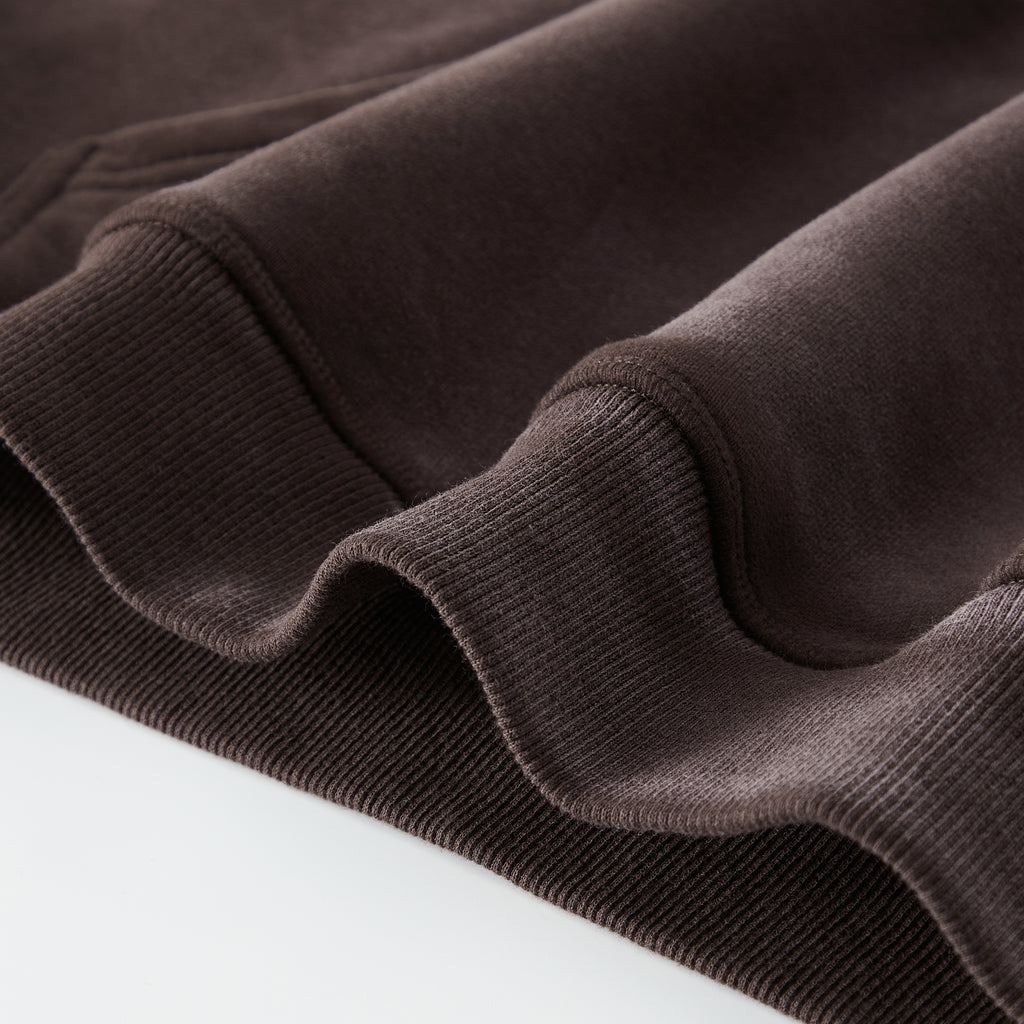 TRIØ7 ARTCORE – Fragment 01 Dusty Hoodie – Detailansicht 17 | Oversized Faded Hoodie von TRIØ7