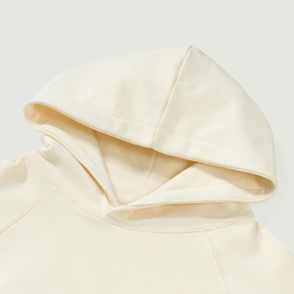 TRIØ7 ARTCORE – Fragment 01 Fleece Hoodie – Detailansicht | Loose fit Fleece Hoodie von TRIØ7