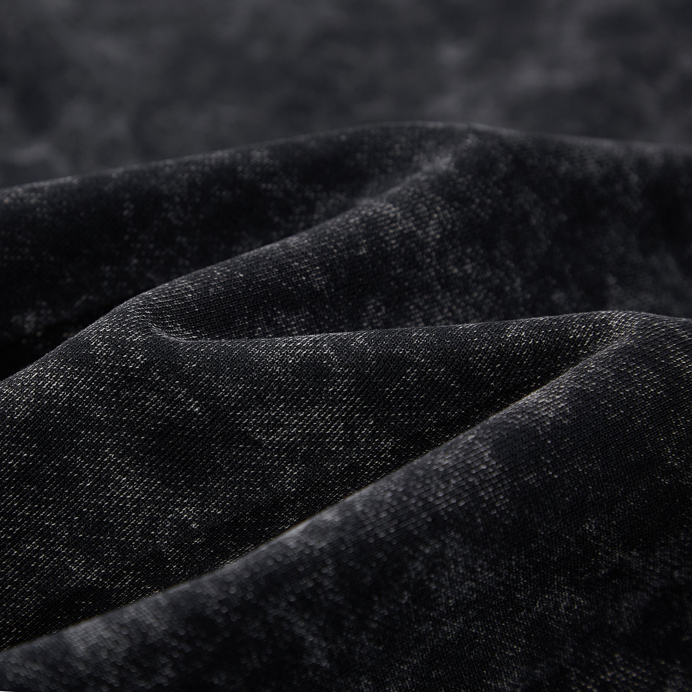 TRIØ7 ARTCORE – Fragment 01 Snow-Wash Zip – Detailansicht 4 | Oversized Washed Hoodie von TRIØ7