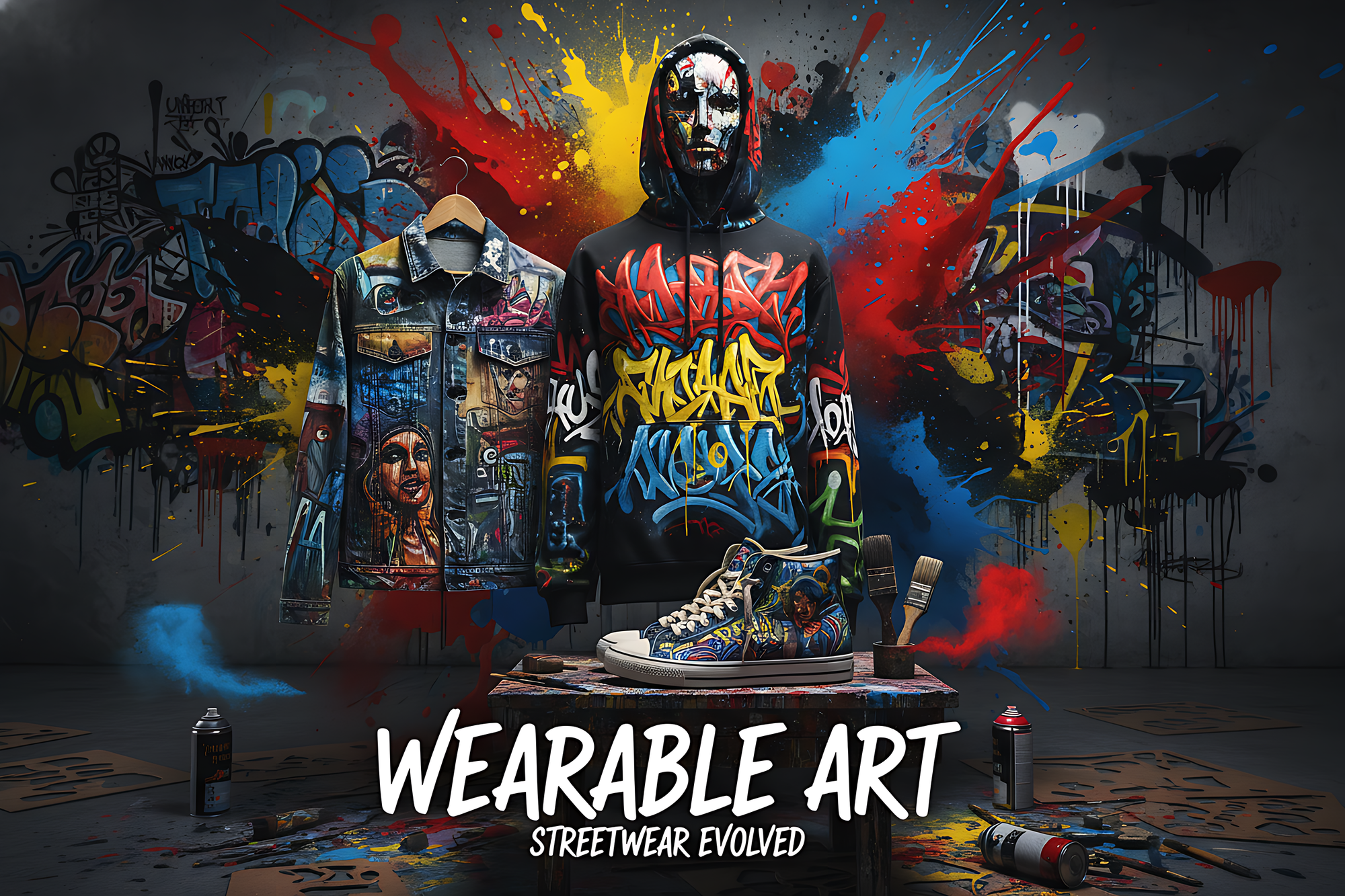 WEARABLE ART Graffiti Bild