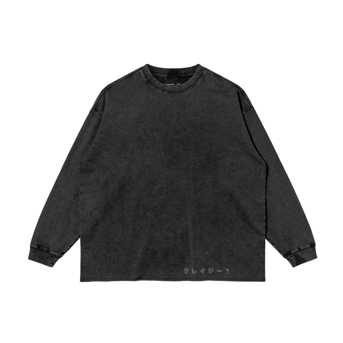 TRIØ7 URBAN – Canvas Longsleeve – Frontansicht 3 | Oversized Retro Longsleeve von TRIØ7