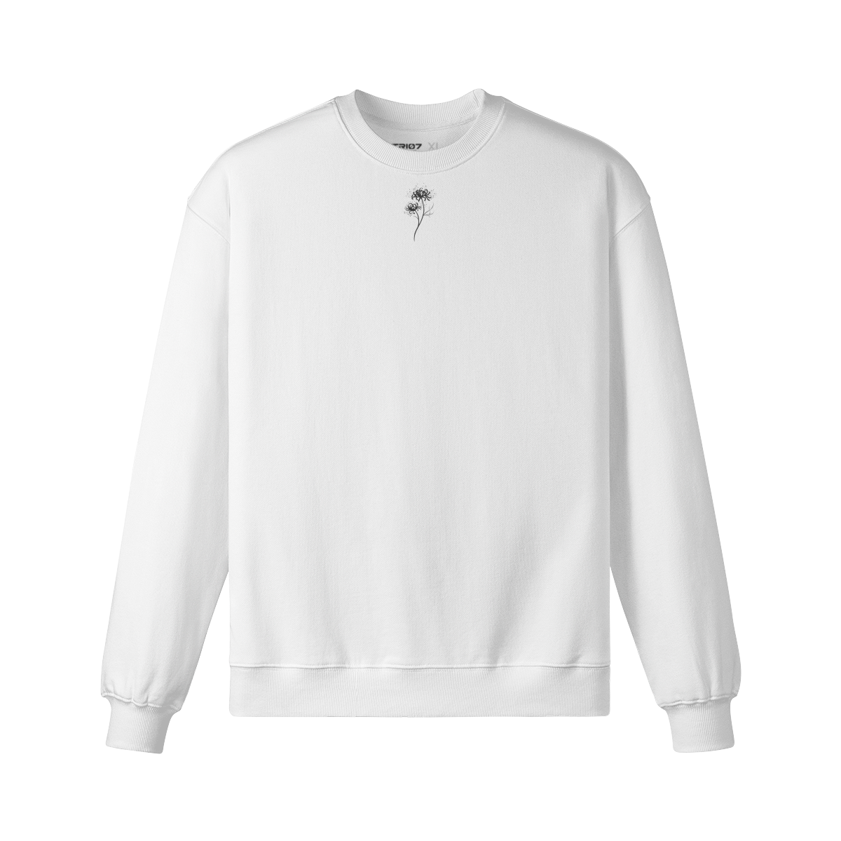 TRIØ7 ESSENTIAL – Oversized Crewneck – Frontansicht 3 | Loose fit Sweatshirt von TRIØ7