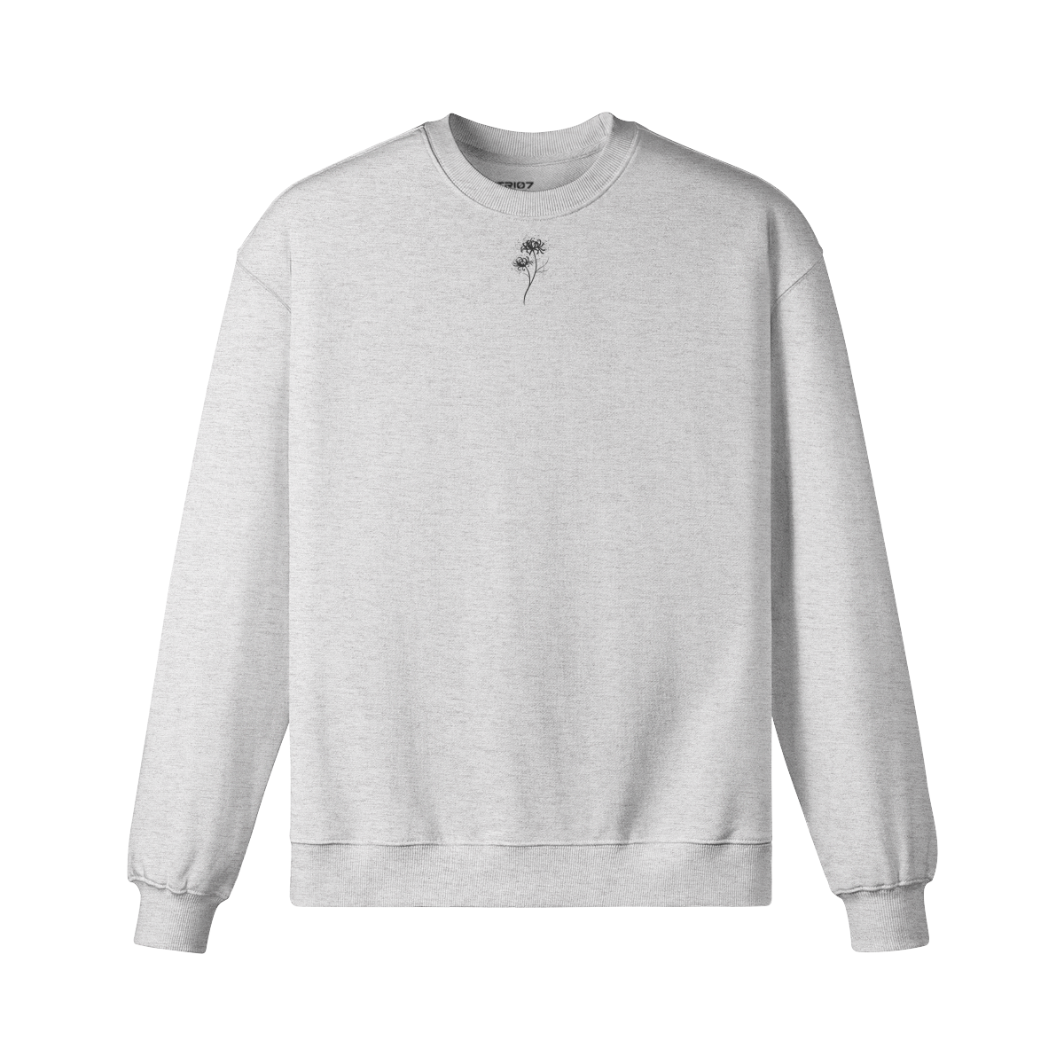 TRIØ7 ESSENTIAL – Oversized Crewneck – Frontansicht 8 | Loose fit Sweatshirt von TRIØ7