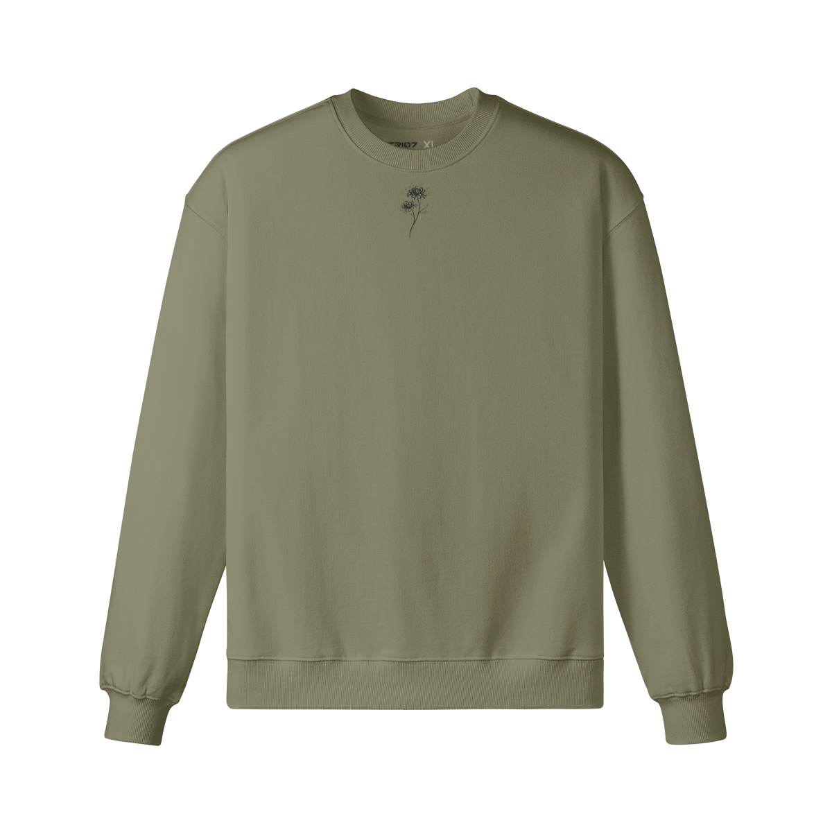TRIØ7 ESSENTIAL – Oversized Crewneck – Frontansicht 10 | Loose fit Sweatshirt von TRIØ7