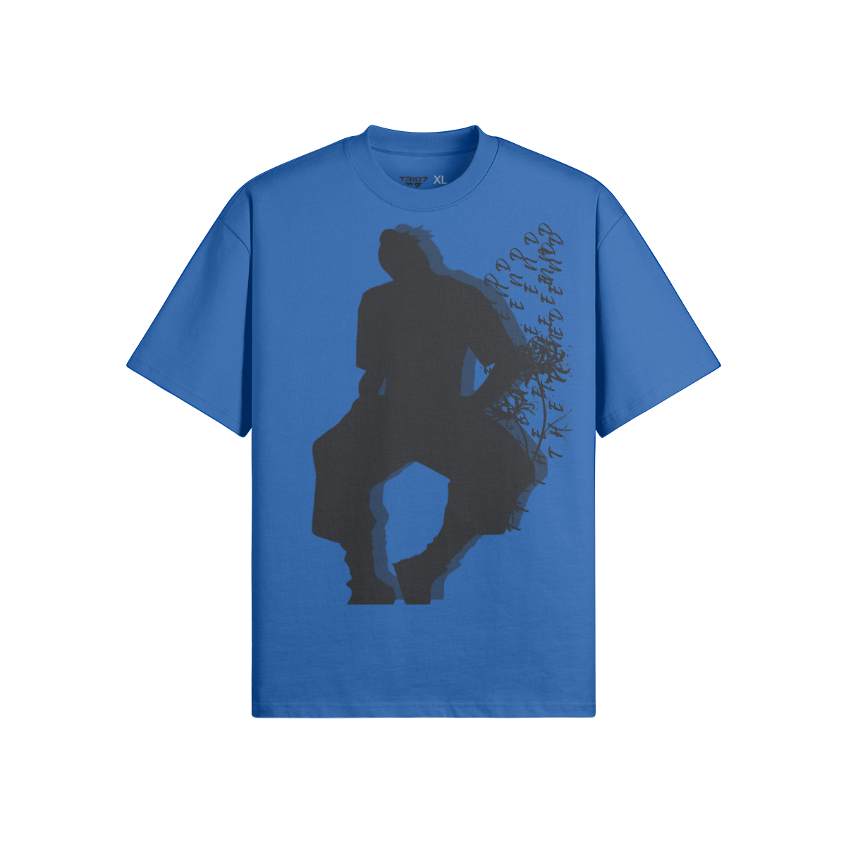 TRIØ7 ESSENTIAL – Heavyweight Oversized Tee 280 – Frontansicht 15 | Oversized Boxy T-Shirt von TRIØ7