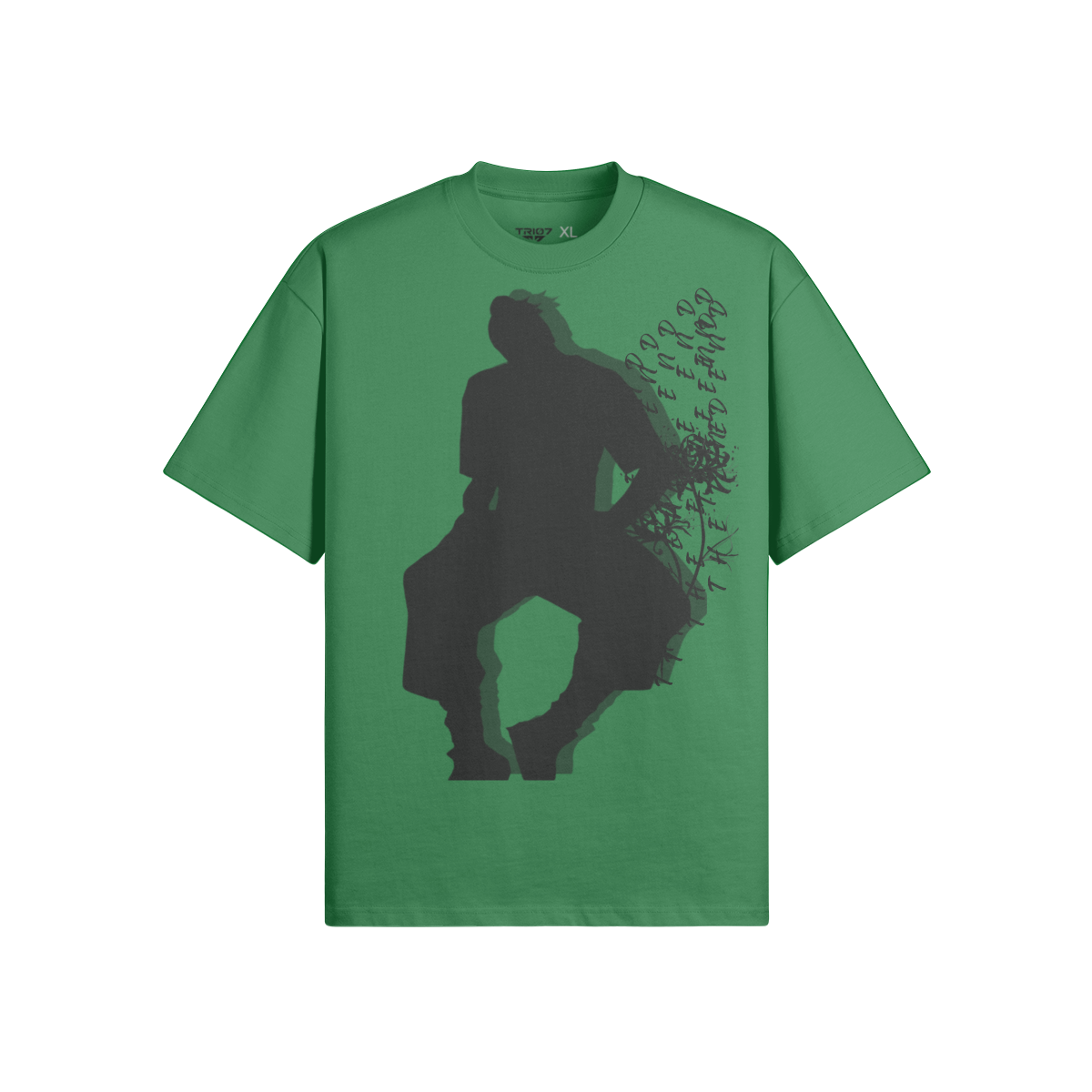 TRIØ7 ESSENTIAL – Heavyweight Oversized Tee 280 – Frontansicht 5 | Oversized Boxy T-Shirt von TRIØ7