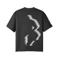 TRIØ7 URBAN – Raw Edge Tee – Rückansicht 2 | Oversized Distressed T-Shirt von TRIØ7