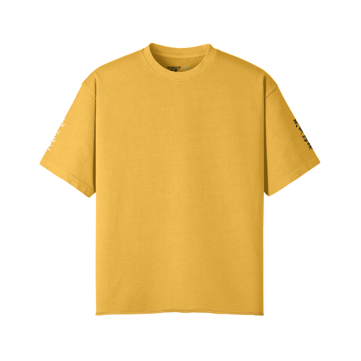 TRIØ7 URBAN – Raw Edge Tee – Frontansicht 5 | Oversized Distressed T-Shirt von TRIØ7
