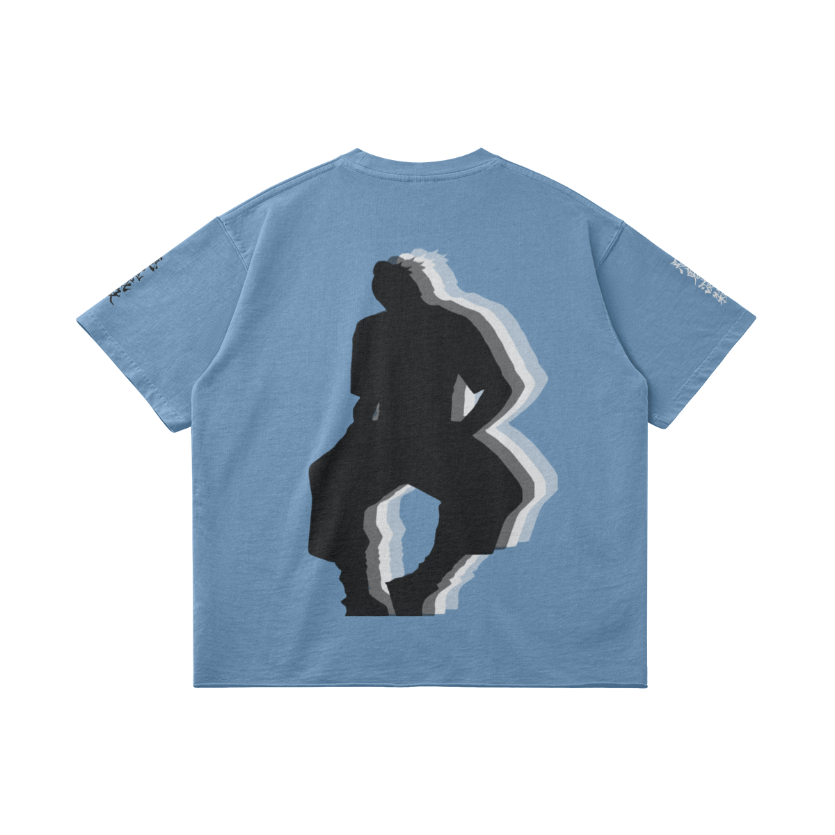 TRIØ7 URBAN – Raw Edge Tee – Rückansicht 16 | Oversized Distressed T-Shirt von TRIØ7