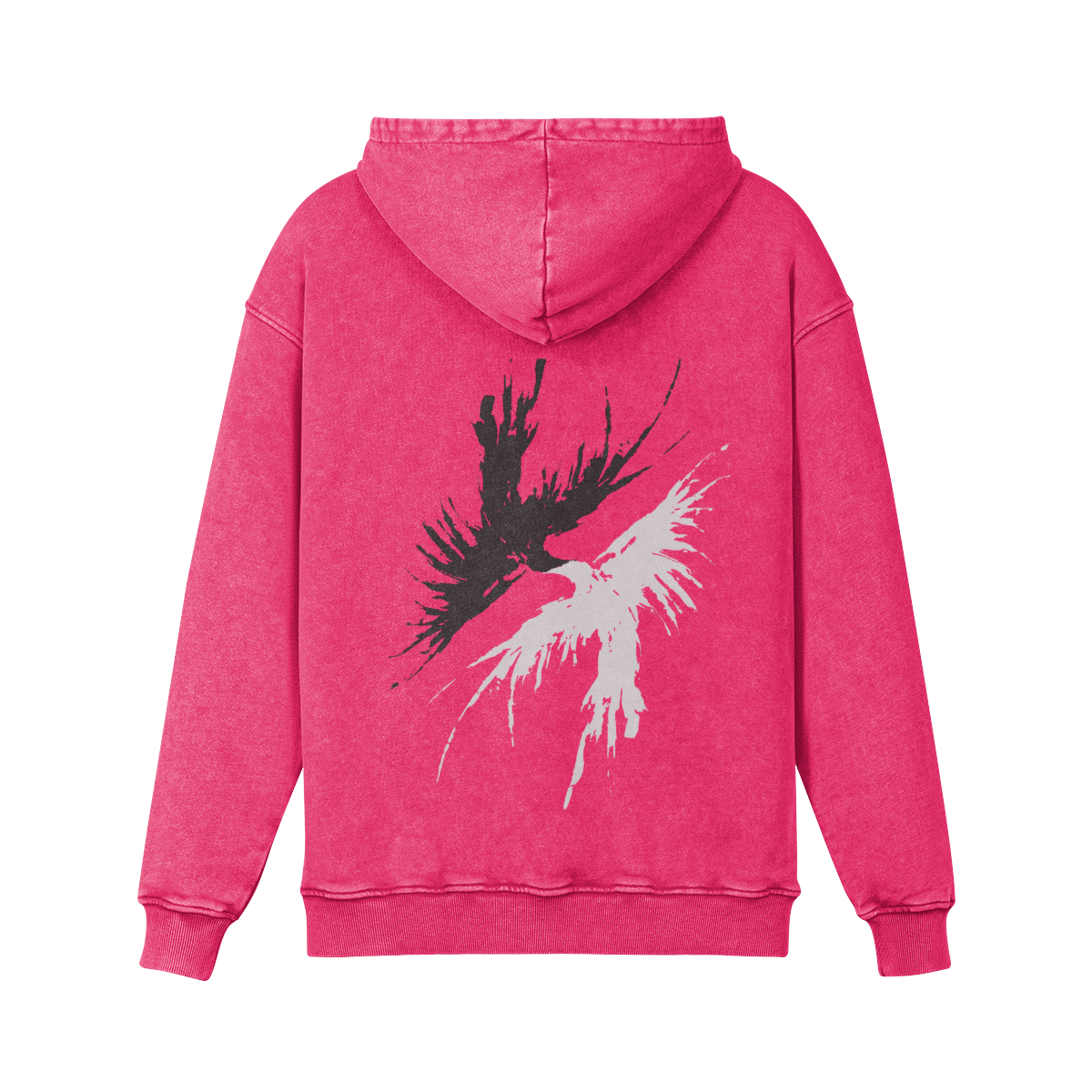 TRIØ7 URBAN – Vintage Oversized Hoodie – Rückansicht 3 | Heavyweight Oversized Hoodie von TRIØ7