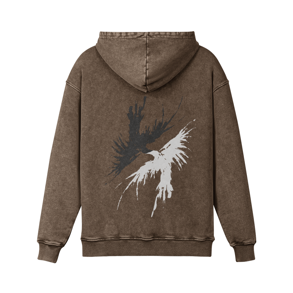 TRIØ7 URBAN – Vintage Oversized Hoodie – Rückansicht 4 | Heavyweight Oversized Hoodie von TRIØ7