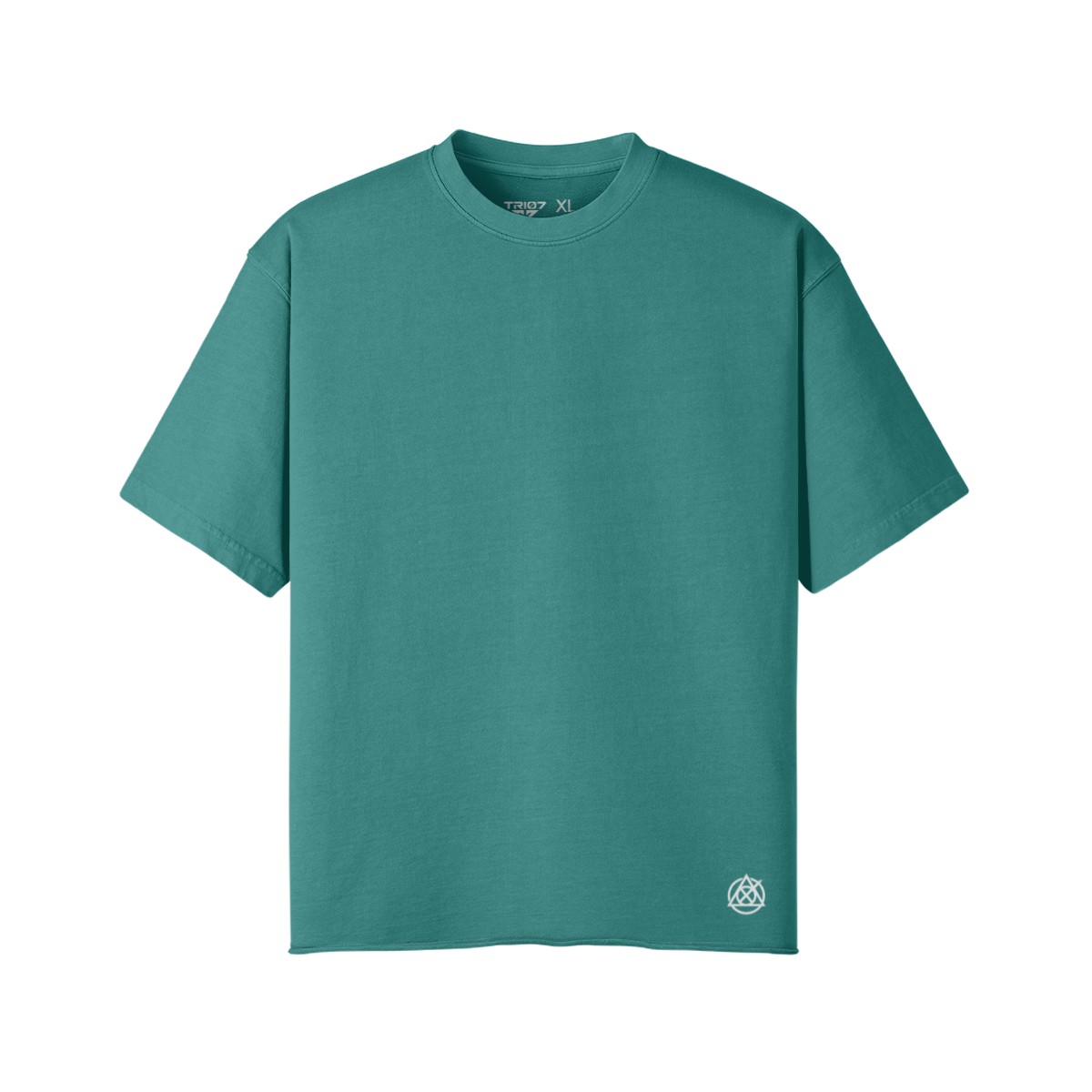 TRIØ7 ARTCORE – Fragment 01 Raw Edge Tee – Frontansicht 5 | Oversized Distressed T-Shirt von TRIØ7