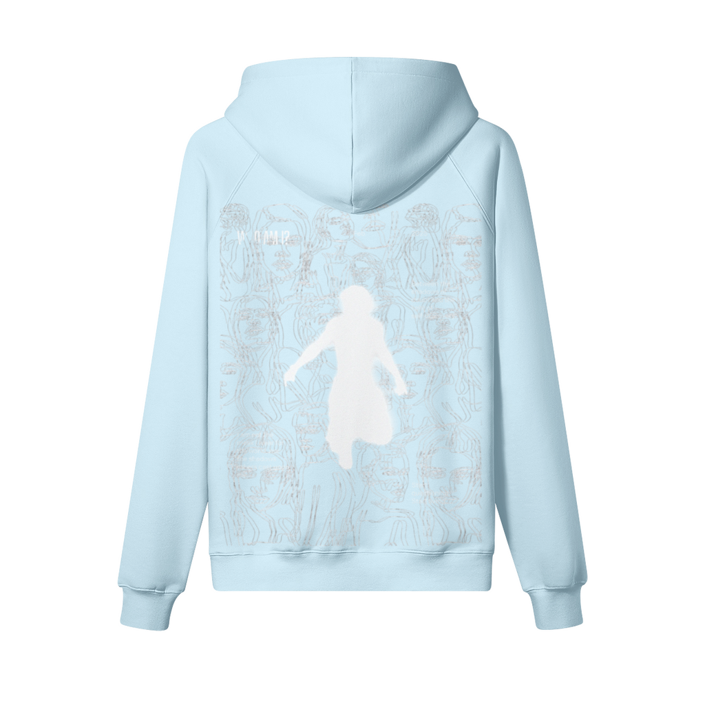 TRIØ7 ARTCORE – Fragment 01 Fleece Hoodie – Rückansicht 5 | Loose fit Fleece Hoodie von TRIØ7