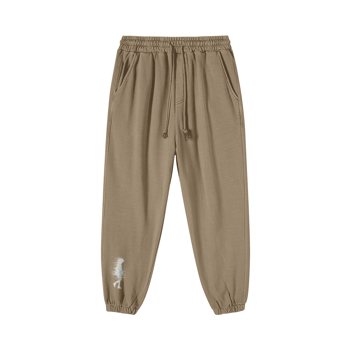 TRIØ7 – Faded Baggy Pants – Frontansicht 4 | Oversized Baggy Sweatpants von TRIØ7