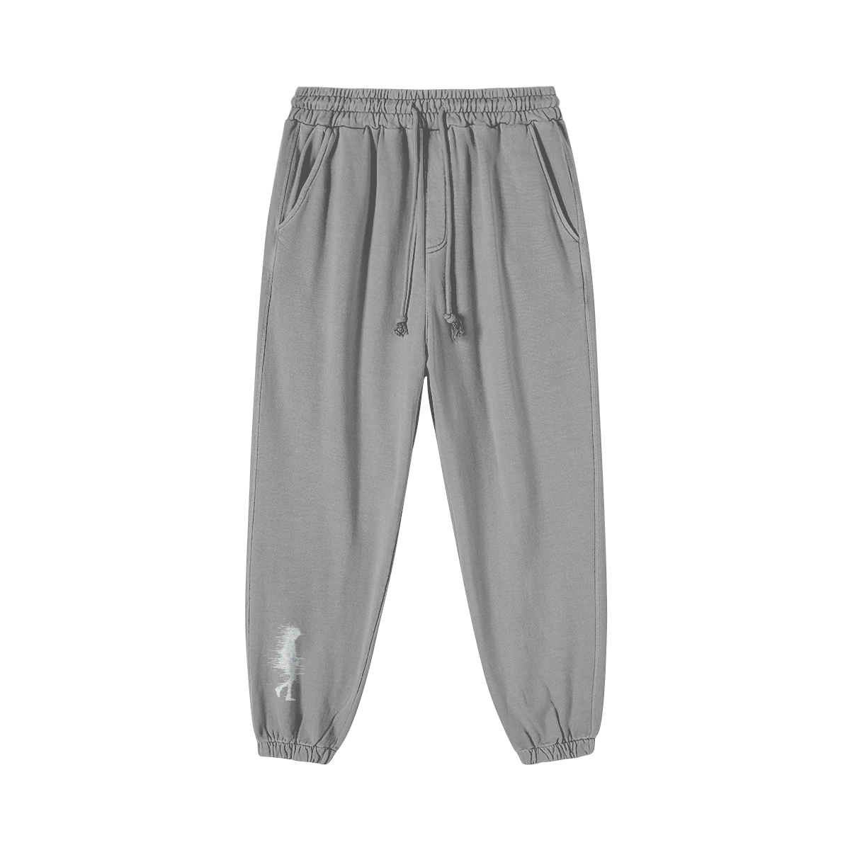 TRIØ7 – Faded Baggy Pants – Frontansicht 5 | Oversized Baggy Sweatpants von TRIØ7