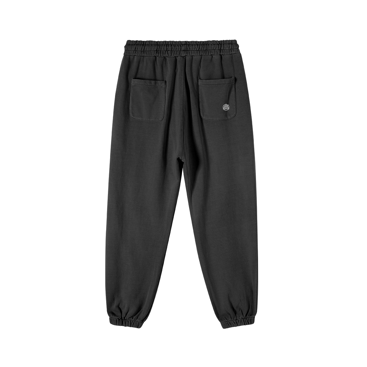 TRIØ7 – Faded Baggy Pants – Rückansicht | Oversized Baggy Sweatpants von TRIØ7