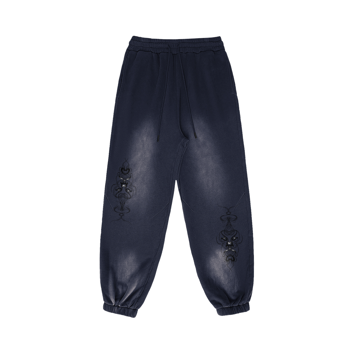 TRIØ7 – Vintage Faded Pants – Frontansicht 4 | Oversized Baggy Sweatpants von TRIØ7