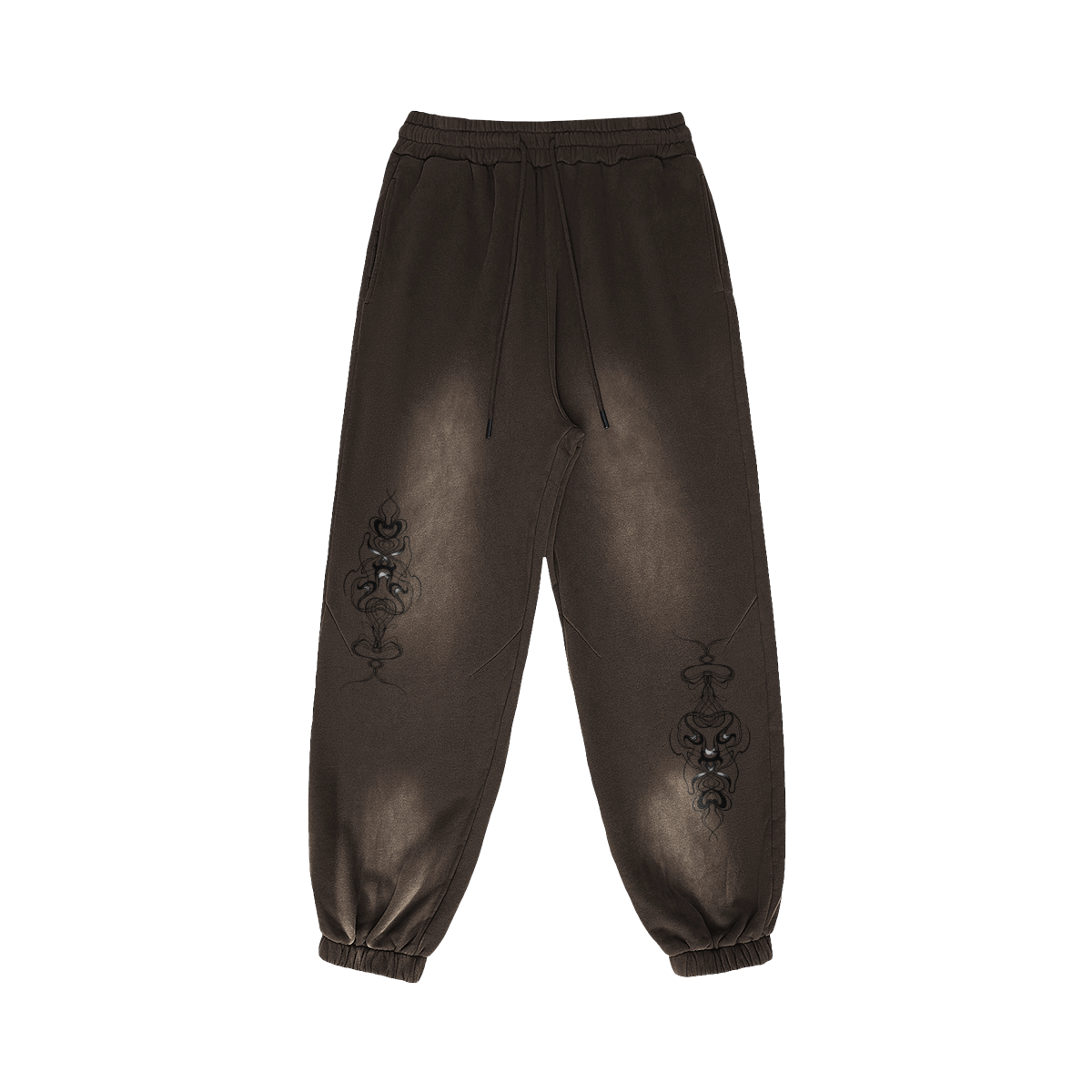 TRIØ7 – Vintage Faded Pants – Frontansicht 5 | Oversized Baggy Sweatpants von TRIØ7