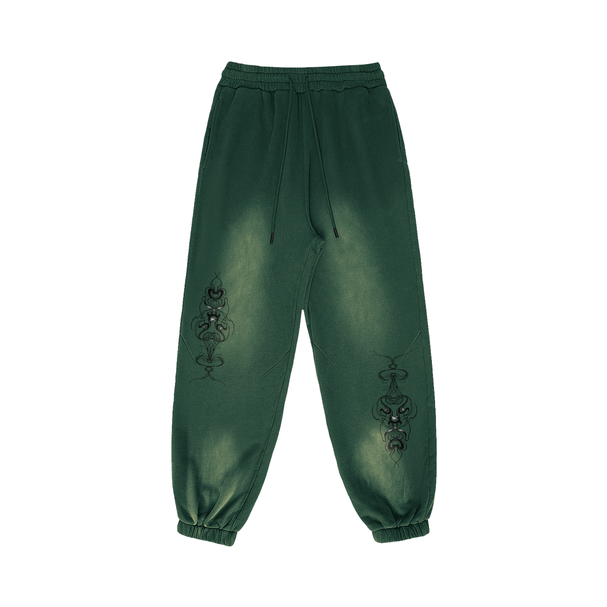 TRIØ7 – Vintage Faded Pants – Frontansicht 7 | Oversized Baggy Sweatpants von TRIØ7