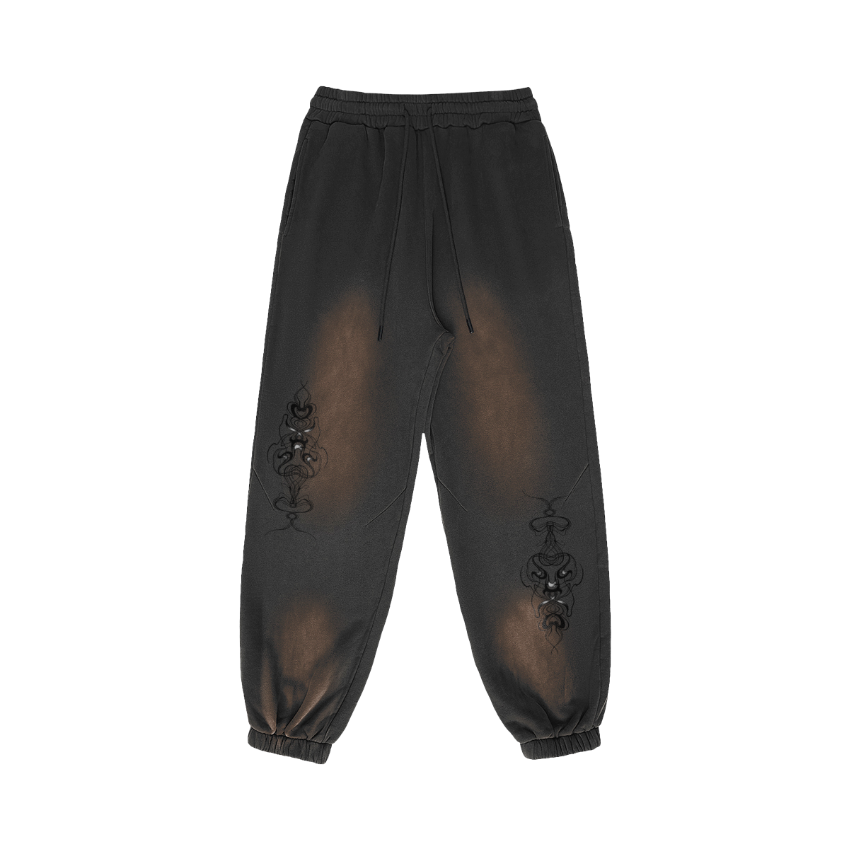 TRIØ7 – Vintage Faded Pants – Frontansicht 8 | Oversized Baggy Sweatpants von TRIØ7