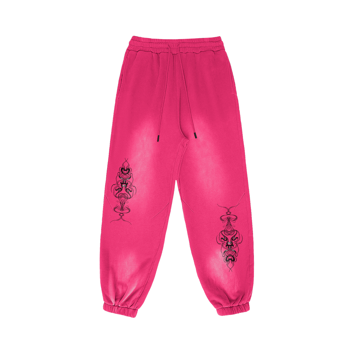 TRIØ7 – Vintage Faded Pants – Frontansicht 9 | Oversized Baggy Sweatpants von TRIØ7