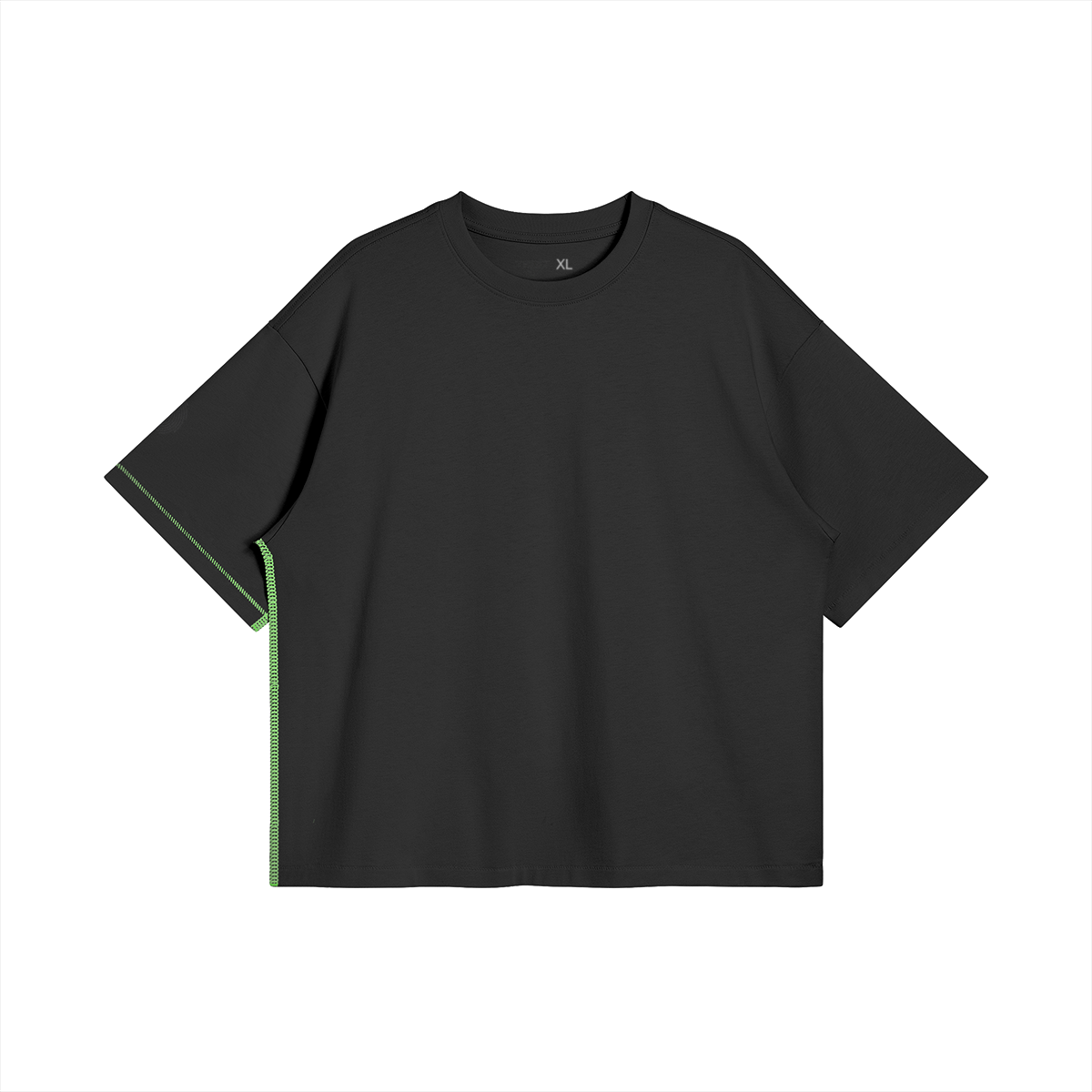 TRIØ7 URBAN – Neon Seam Tee – Frontansicht 5 | Oversized Boxy T-Shirt von TRIØ7