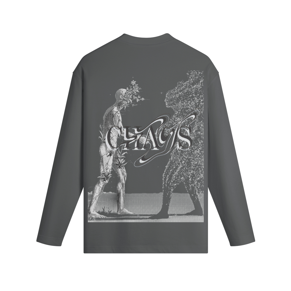TRIØ7 ARTCORE – Fragment 01 Longsleeve – Rückansicht 3 | Regular fit Longsleeve von TRIØ7
