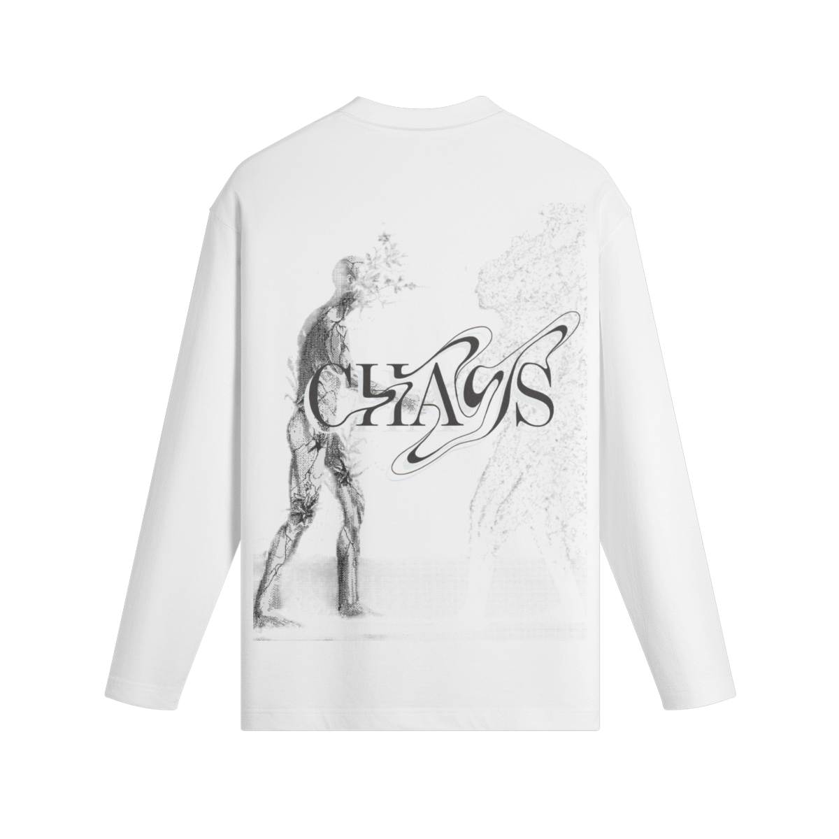 TRIØ7 ARTCORE – Fragment 01 Longsleeve – Rückansicht 2 | Regular fit Longsleeve von TRIØ7