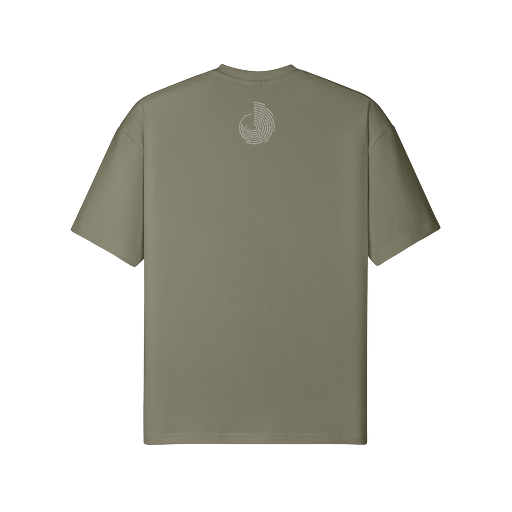 TRIØ7 URBAN – Color Pop Tee – Rückansicht 4 | Oversized Loose fit T-Shirt von TRIØ7