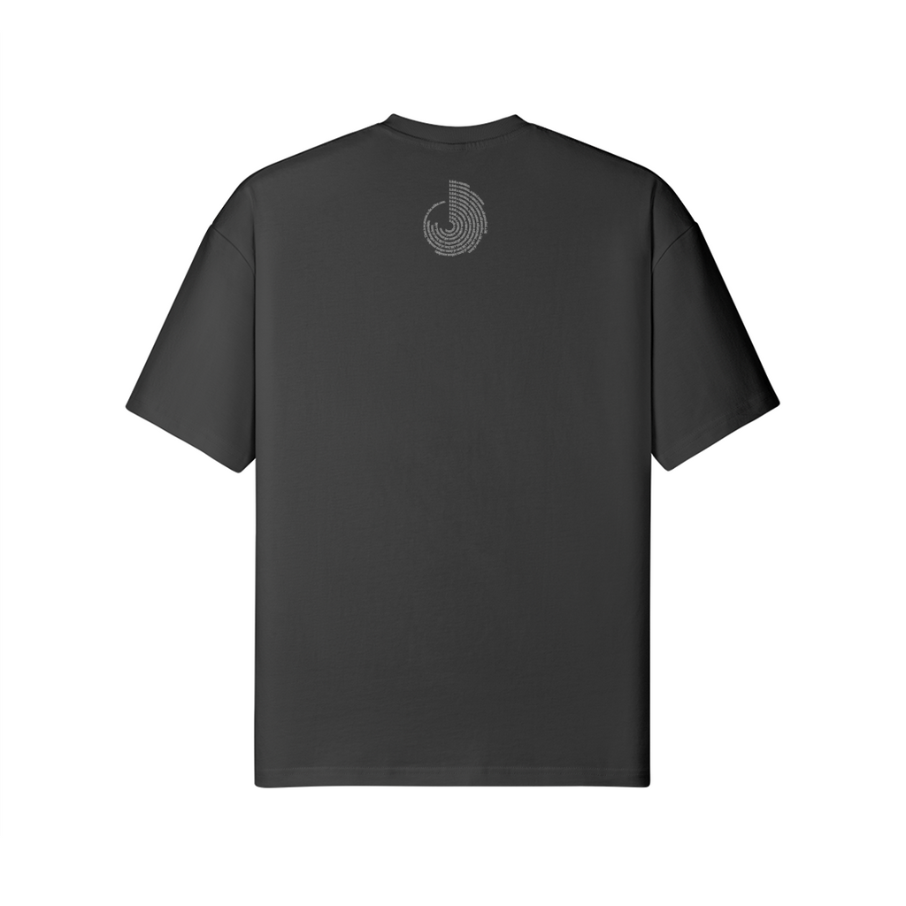 TRIØ7 URBAN – Color Pop Tee – Rückansicht | Oversized Loose fit T-Shirt von TRIØ7