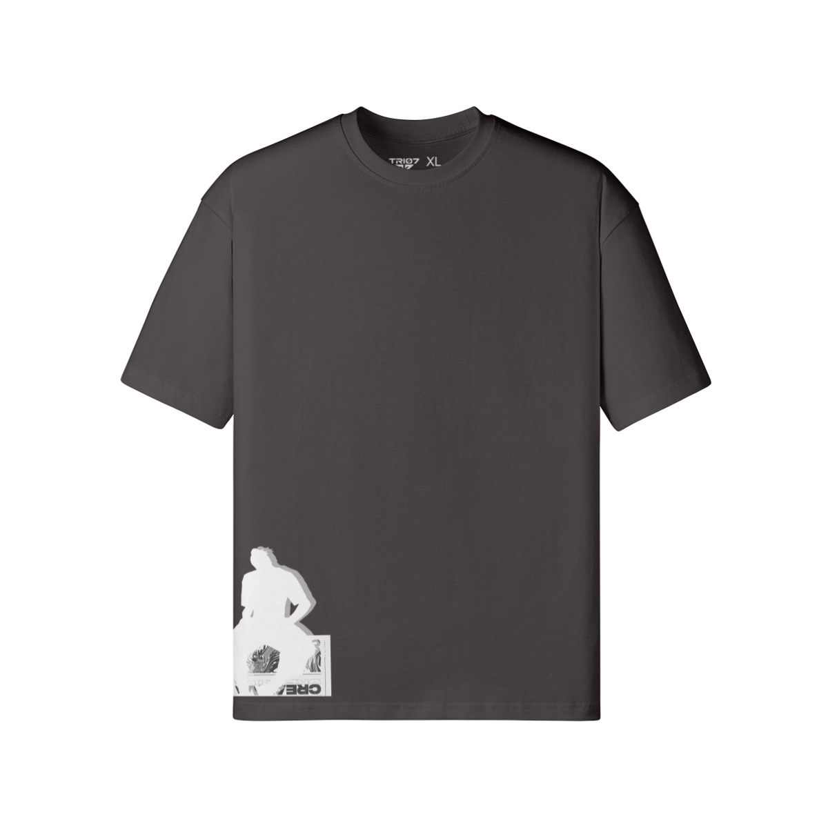 TRIØ7 URBAN – Color Pop Tee – Frontansicht 10 | Oversized Loose fit T-Shirt von TRIØ7