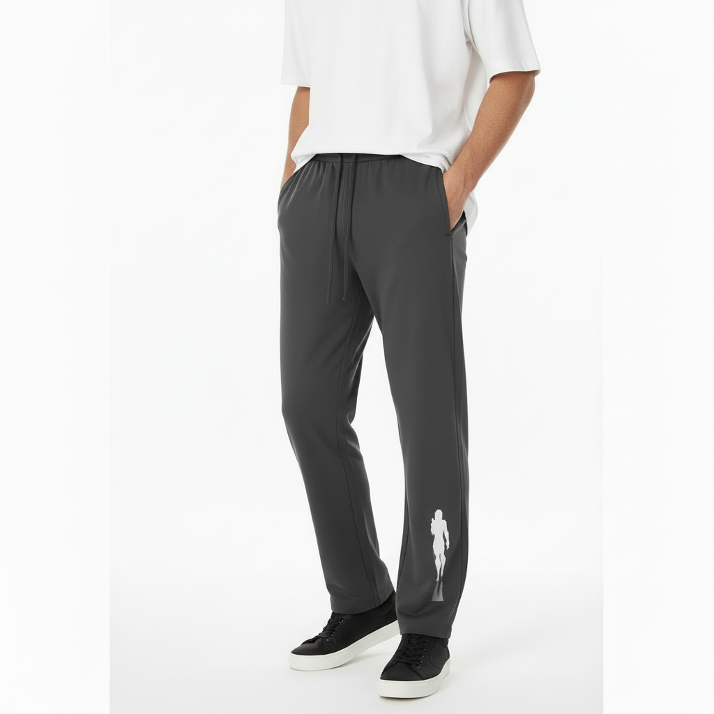TRIØ7 – Fleece Relaxed Pants – Frontansicht 2 | Oversized Relaxed fit Sweatpants von TRIØ7