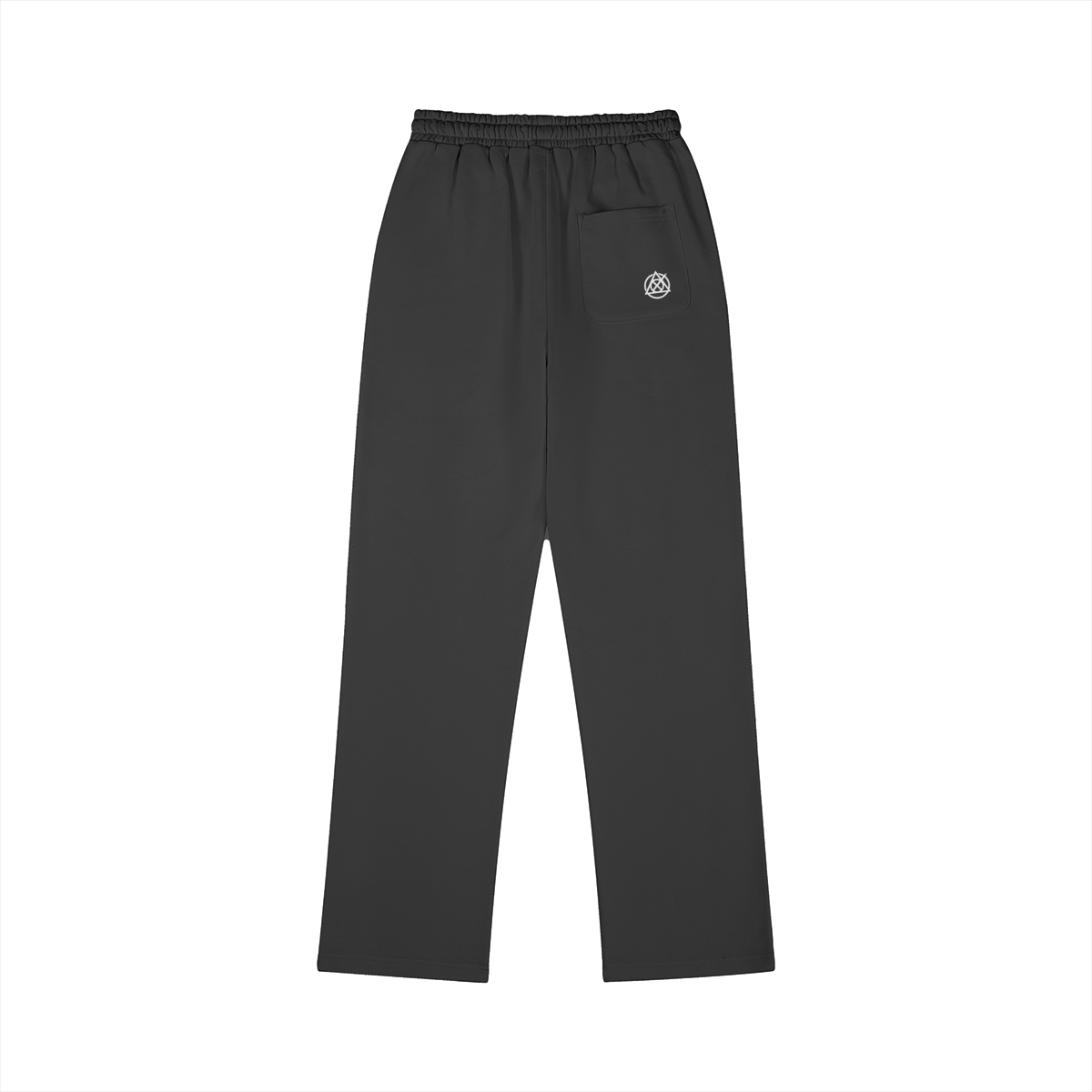TRIØ7 – Fleece Relaxed Pants – Rückansicht | Oversized Relaxed fit Sweatpants von TRIØ7