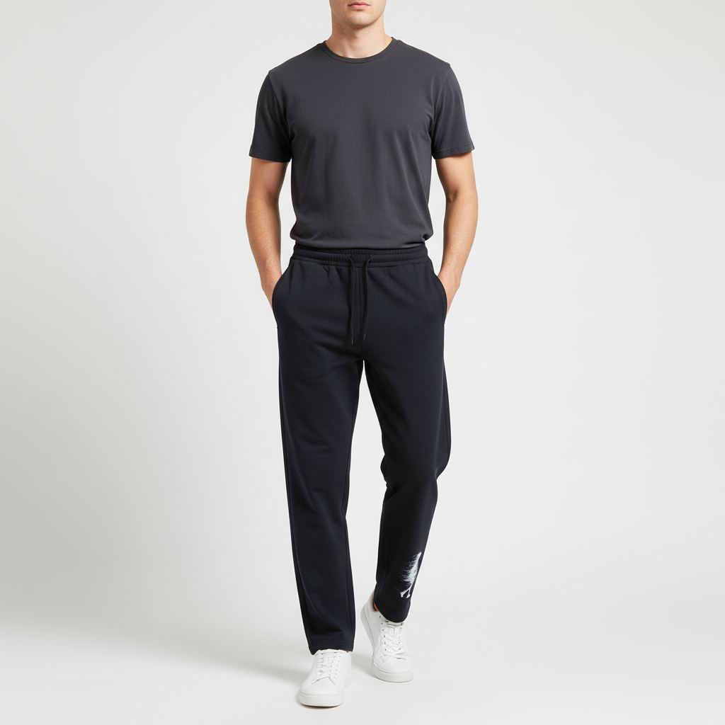 TRIØ7 – Straight Fit Sweatpants – Frontansicht 2 | Oversized Relaxed fit Sweatpants von TRIØ7