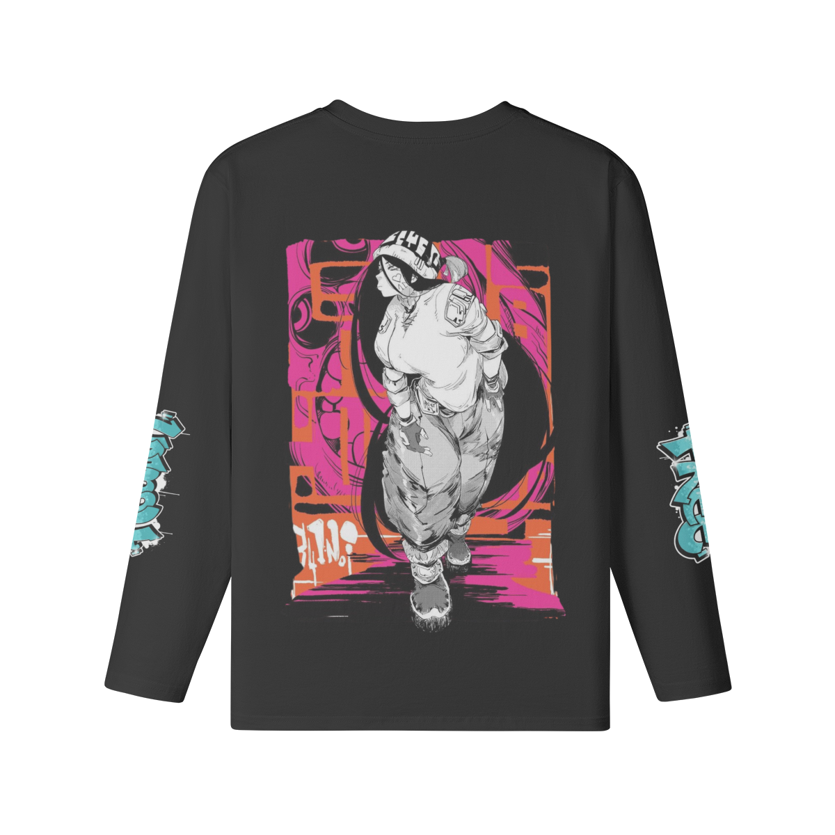 TRIØ7 ESSENTIAL – Premium Longsleeve – Rückansicht 2 | Slim fit Longsleeve von TRIØ7