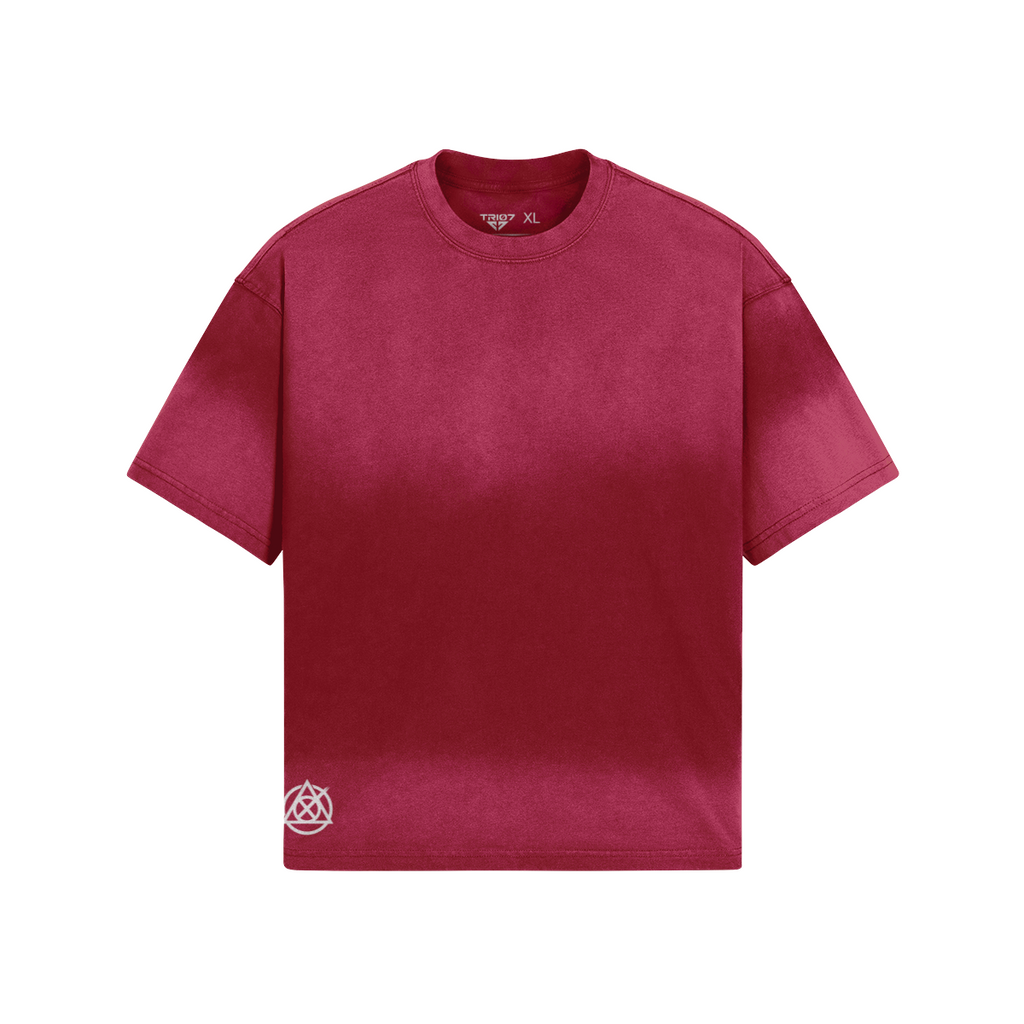 TRIØ7 URBAN – Tie-Dye Boxy Tee – Frontansicht 3 | Oversized Boxy T-Shirt von TRIØ7