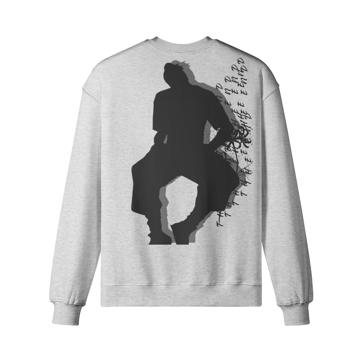 TRIØ7 ESSENTIAL – Oversized Crewneck – Frontansicht 9 | Loose fit Sweatshirt von TRIØ7