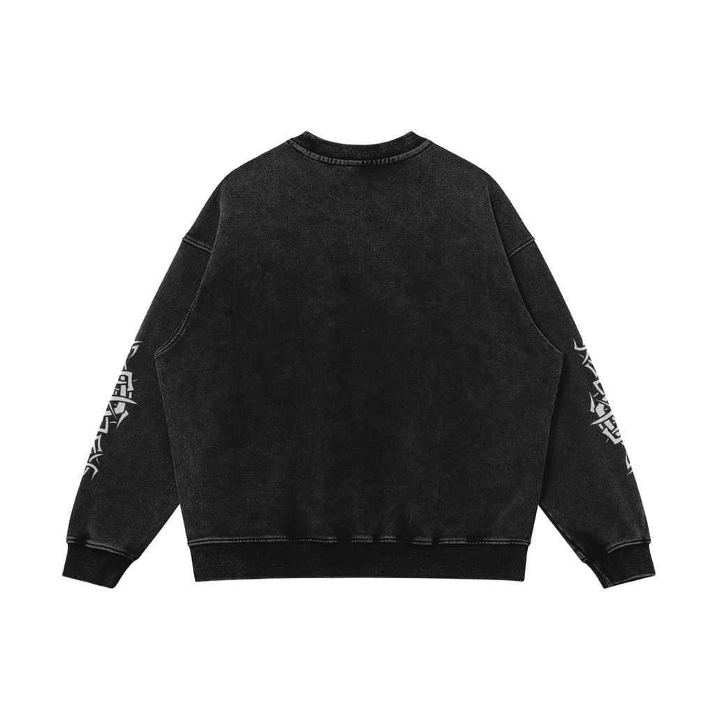 TRIØ7 ARTCORE – Fragment 01 Crewneck – Frontansicht 5 | Heavyweight Oversized Sweatshirt von TRIØ7