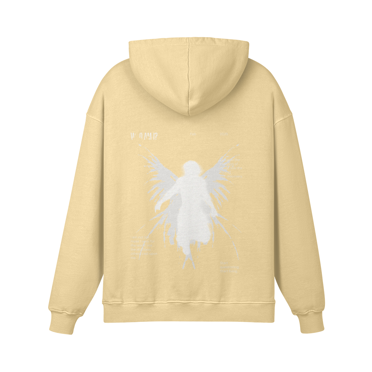 TRIØ7 ARTCORE – Fragment 01 Oversized Hoodie – Frontansicht 7 | Heavyweight Oversized Hoodie von TRIØ7