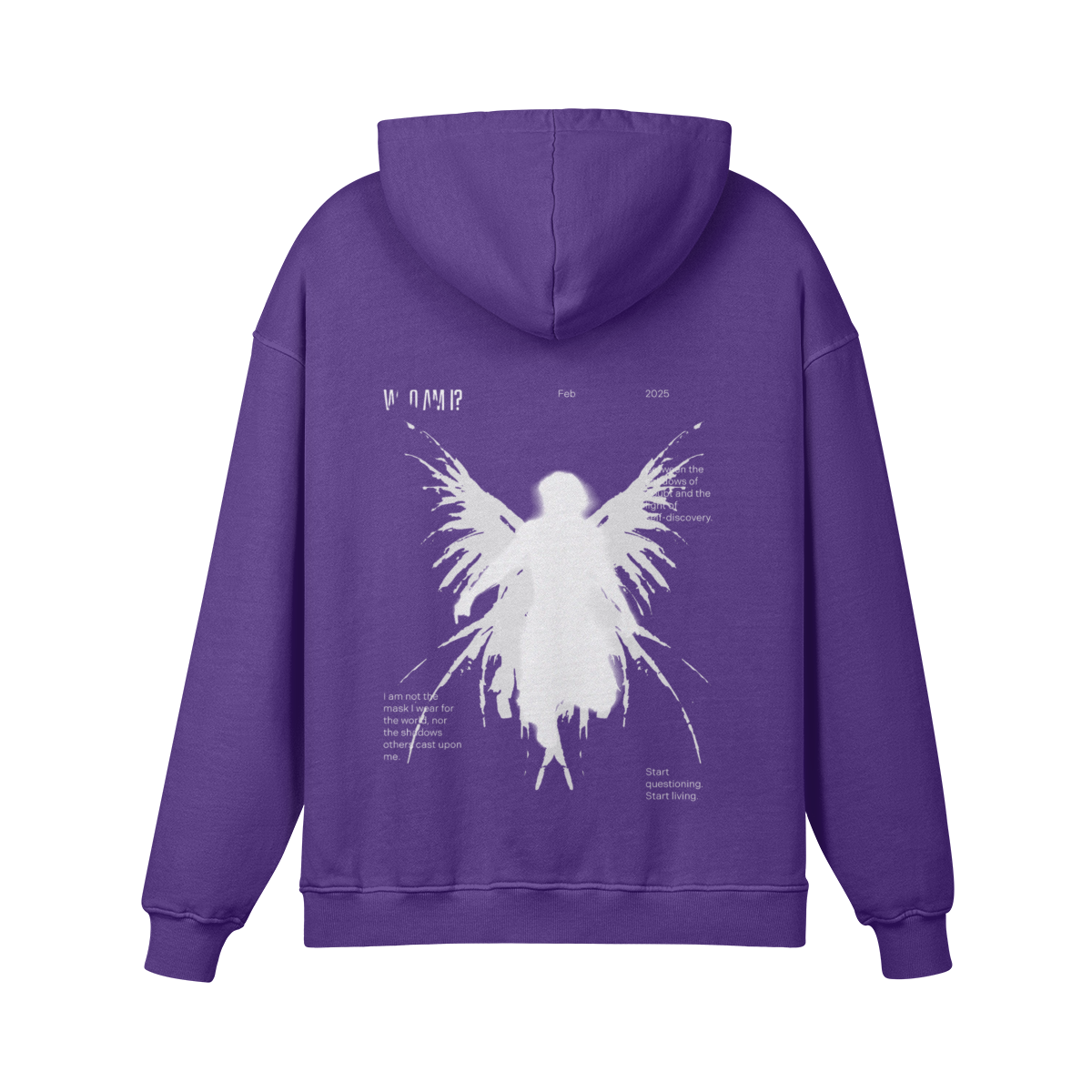 TRIØ7 ARTCORE – Fragment 01 Oversized Hoodie – Frontansicht 11 | Heavyweight Oversized Hoodie von TRIØ7