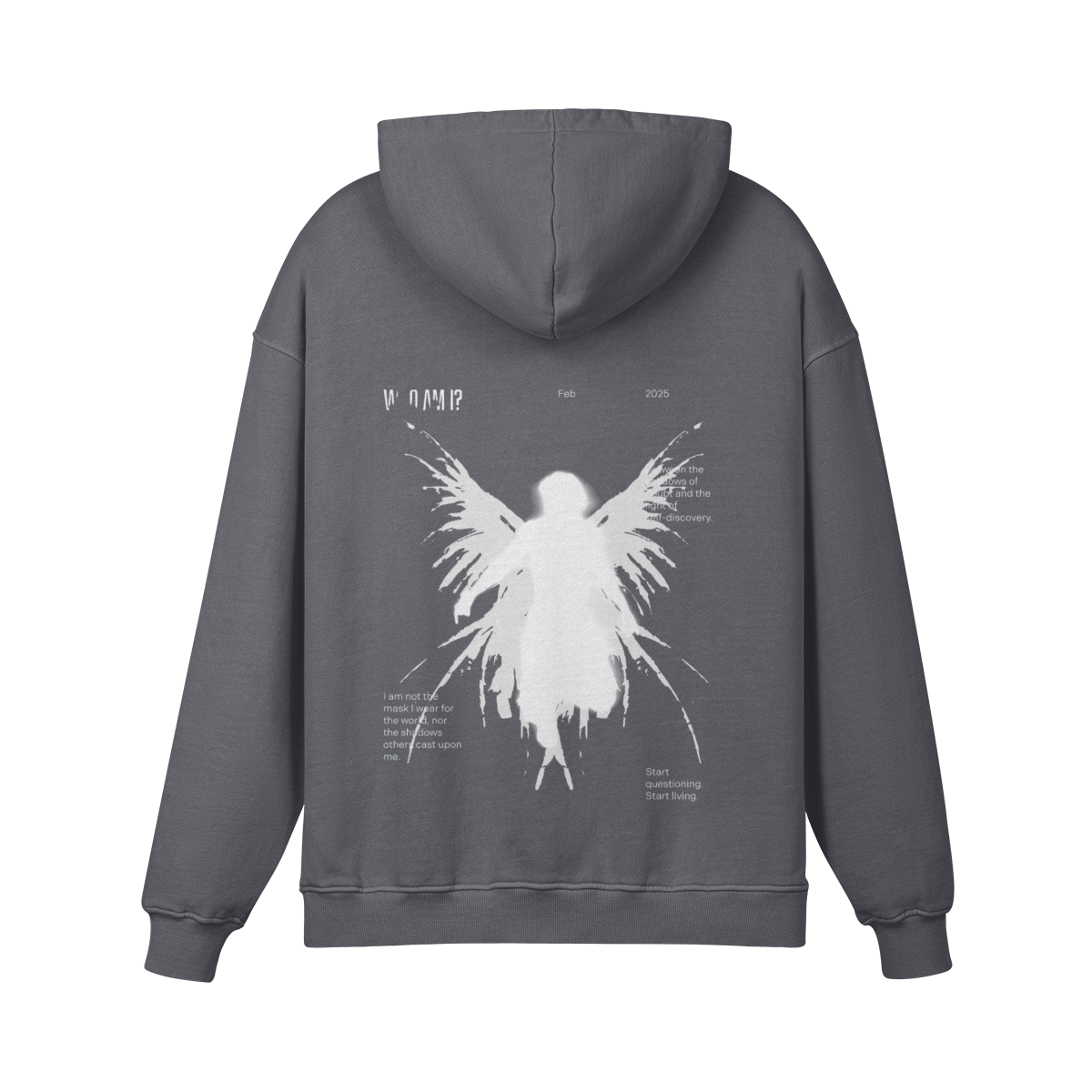 TRIØ7 ARTCORE – Fragment 01 Oversized Hoodie – Frontansicht 13 | Heavyweight Oversized Hoodie von TRIØ7