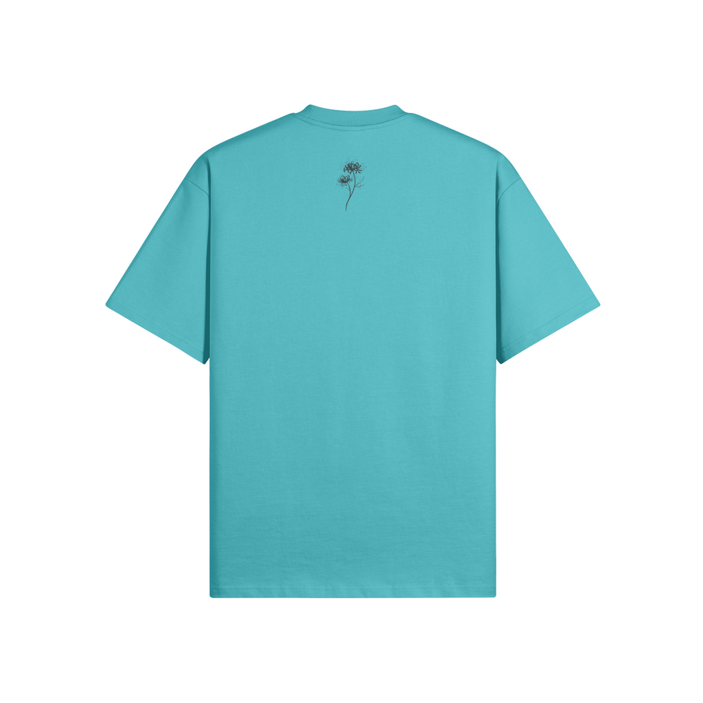 TRIØ7 ESSENTIAL – Heavyweight Oversized Tee 280 – Rückansicht | Oversized Boxy T-Shirt von TRIØ7