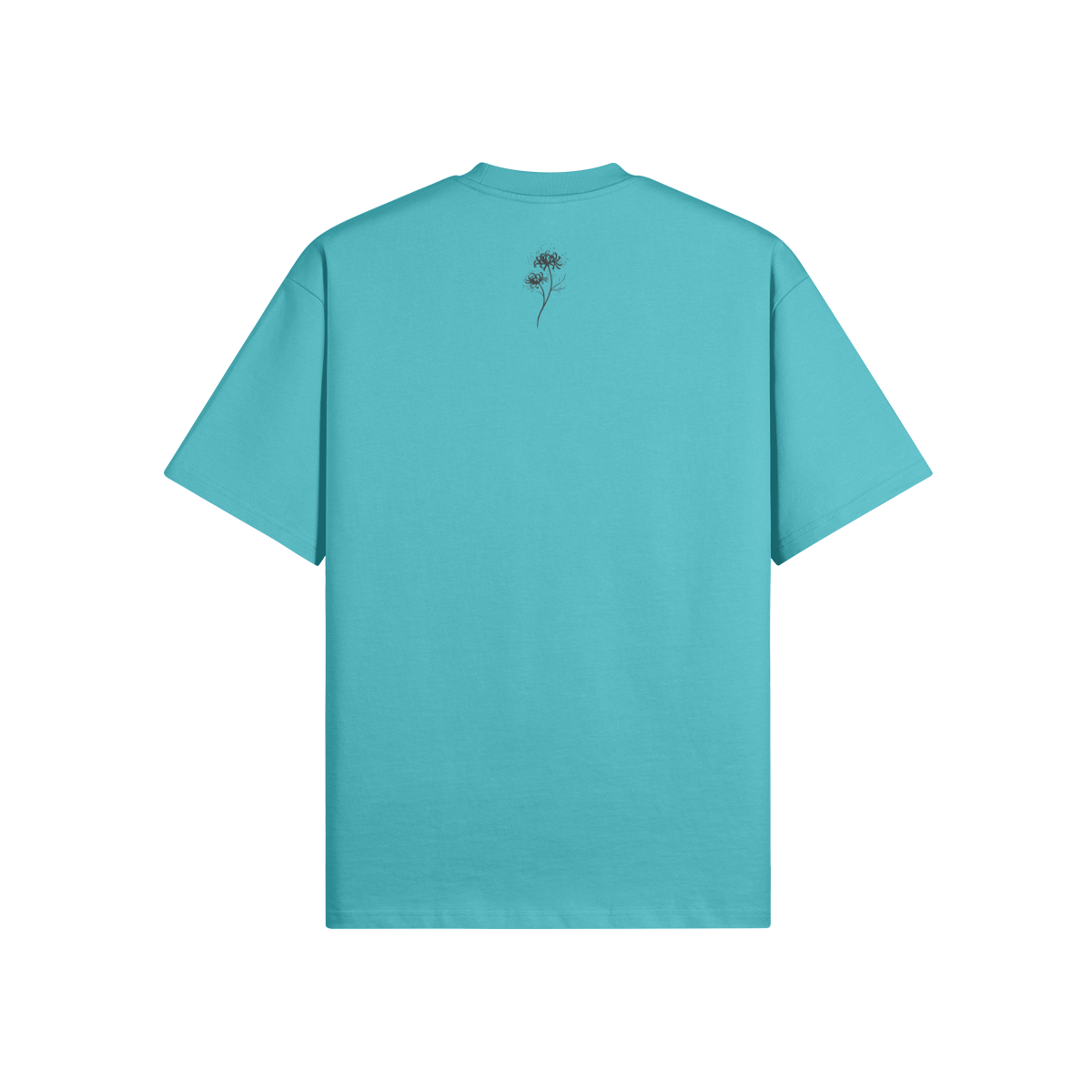 TRIØ7 ESSENTIAL – Heavyweight Oversized Tee 280 – Rückansicht | Oversized Boxy T-Shirt von TRIØ7