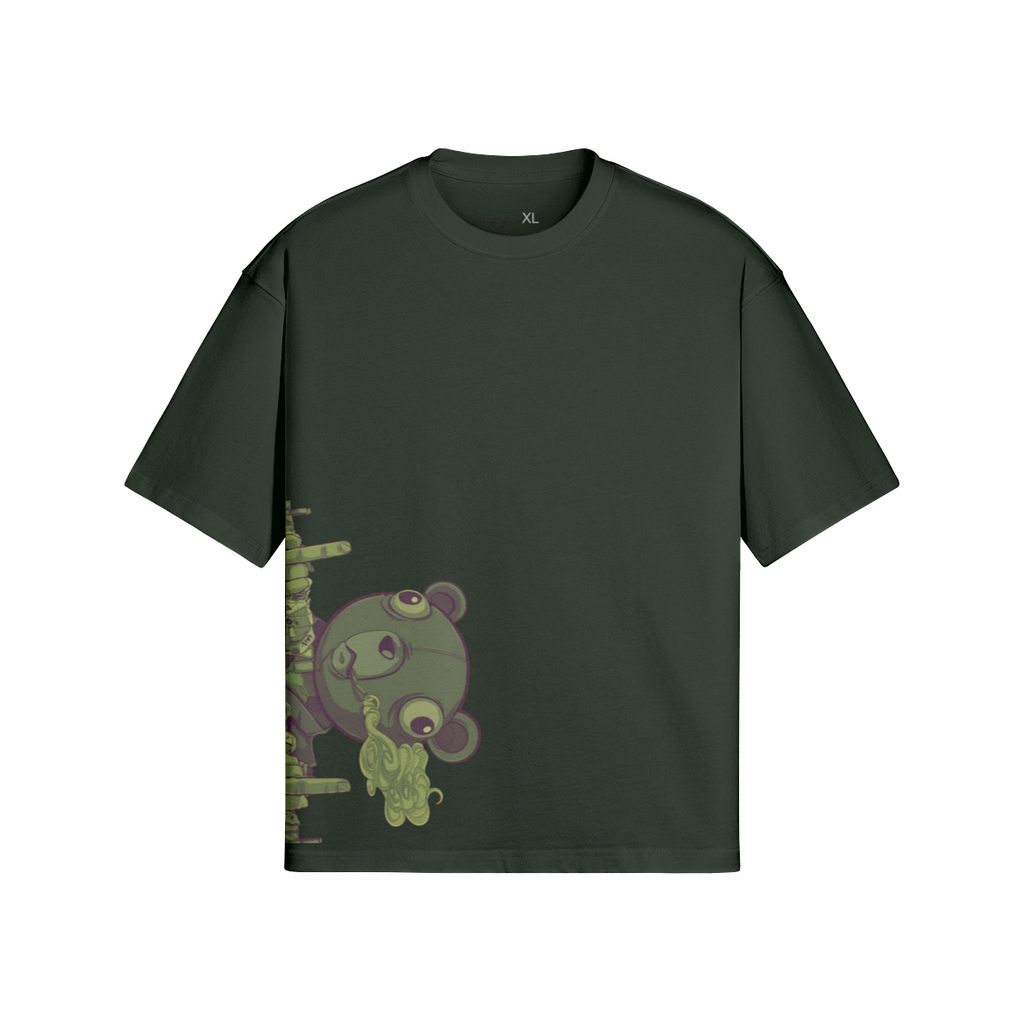 TRIØ7 ESSENTIAL – Iconic Boxy Tee – Frontansicht 5 | Oversized Boxy T-Shirt von TRIØ7