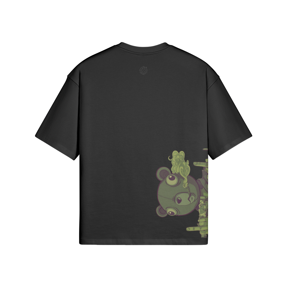 TRIØ7 ESSENTIAL – Iconic Boxy Tee – Rückansicht 2 | Oversized Boxy T-Shirt von TRIØ7