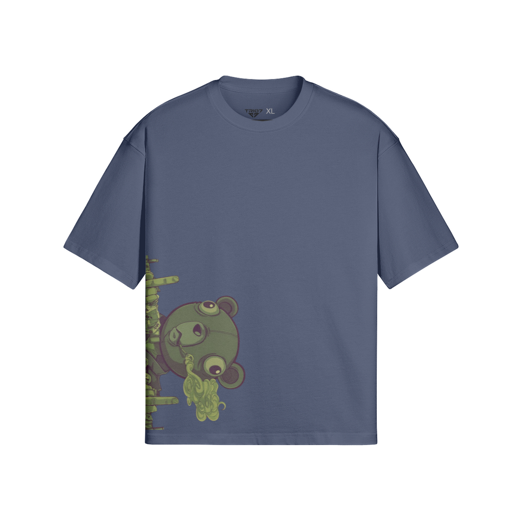 TRIØ7 ESSENTIAL – Iconic Boxy Tee – Frontansicht 8 | Oversized Boxy T-Shirt von TRIØ7