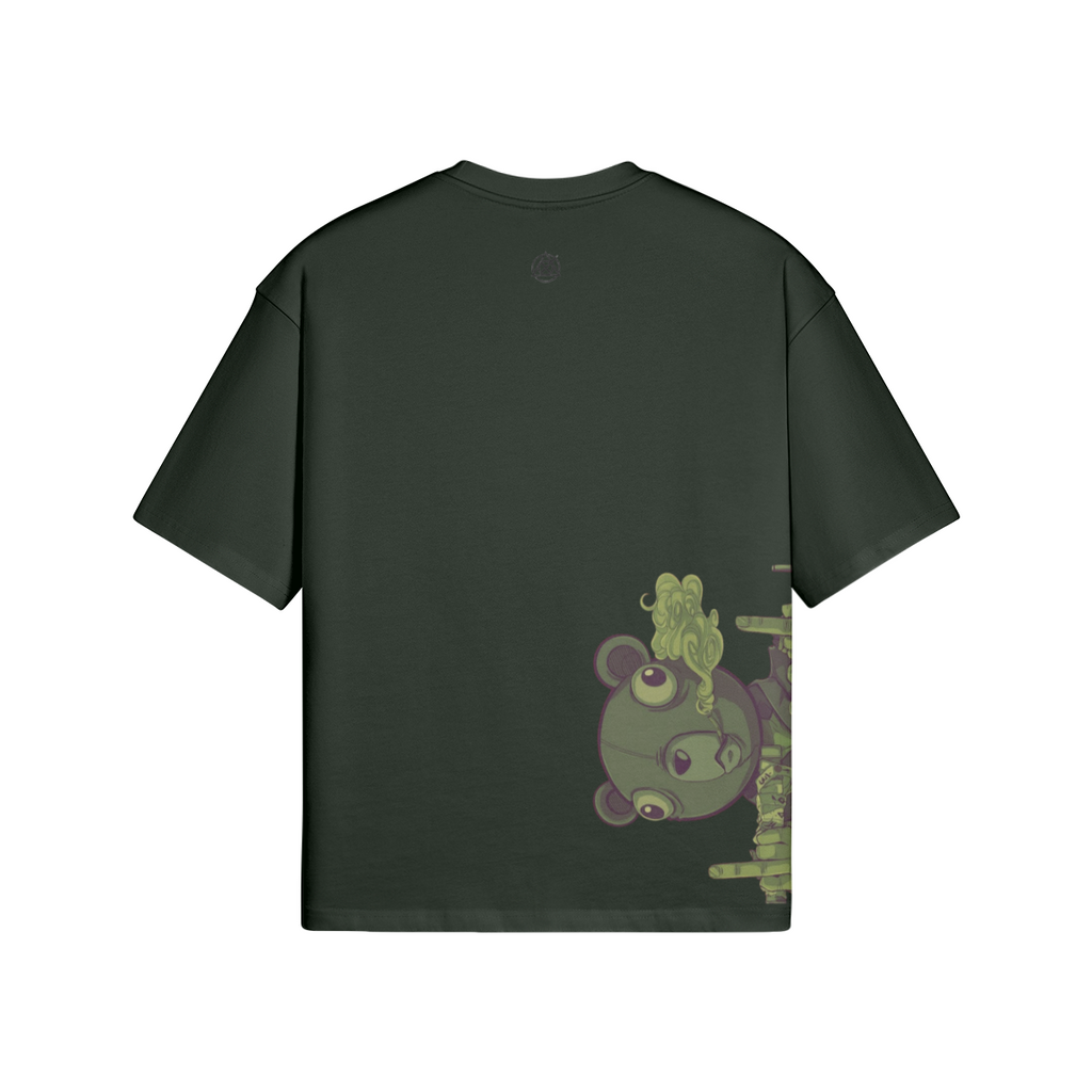 TRIØ7 ESSENTIAL – Iconic Boxy Tee – Rückansicht 4 | Oversized Boxy T-Shirt von TRIØ7