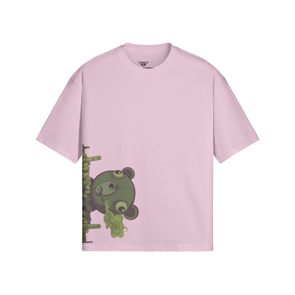 TRIØ7 ESSENTIAL – Iconic Boxy Tee – Frontansicht 9 | Oversized Boxy T-Shirt von TRIØ7