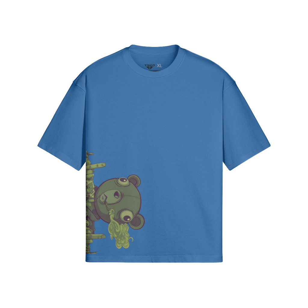 TRIØ7 ESSENTIAL – Iconic Boxy Tee – Frontansicht 10 | Oversized Boxy T-Shirt von TRIØ7